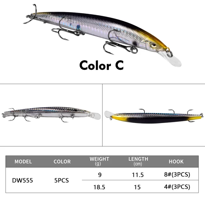 Premium Jerkbaits Hard Bait | Highly Effective Fishing Lures for Target Species - Image 3