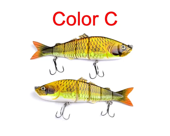 Colorful Lifelike Segmented Fishing Lure Set - Realistic Fish Shapes for Freshwater and Saltwater Fishing - Image 6