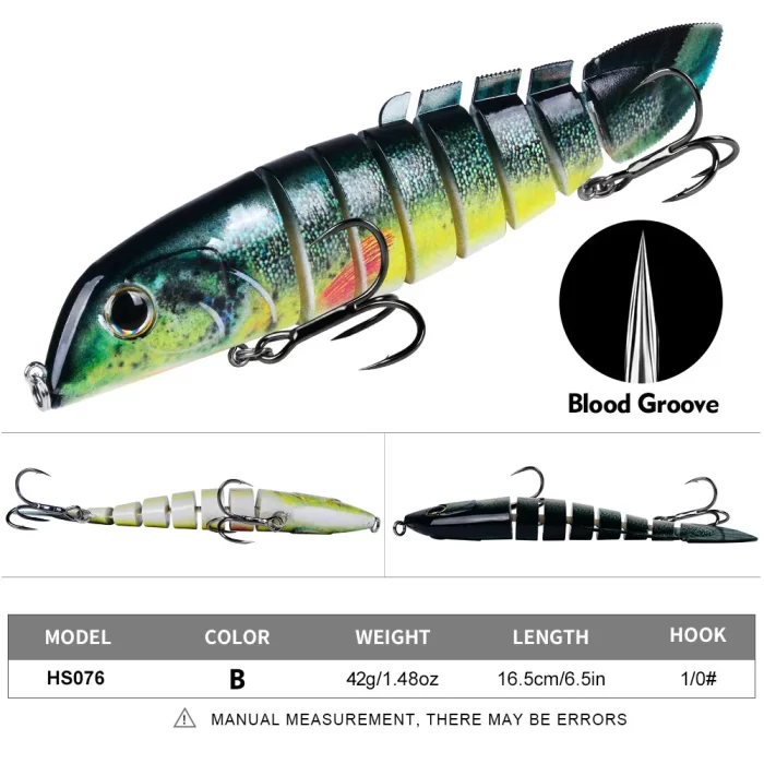 High-Quality Jointed Baitfish Lures for Freshwater & Saltwater Fishing | LureBolt - Image 5