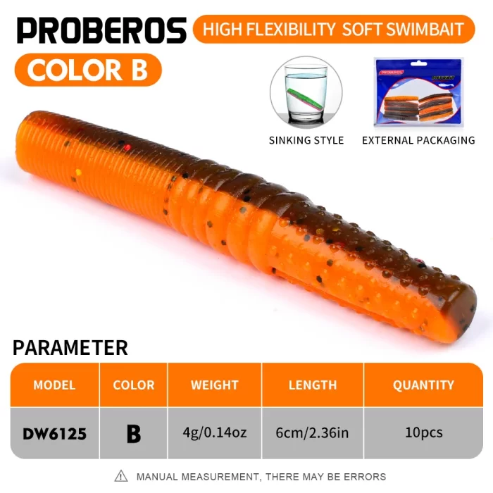 Multi-Color Soft Plastic Lures - Enhance Your Fishing Results for All Conditions - Image 3