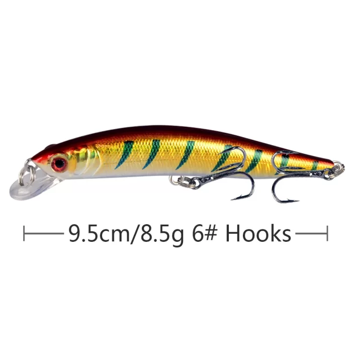Multicolor Long Casting Deep Water Stickbait Lure Set | Ideal for Freshwater and Saltwater Fishing - Image 3