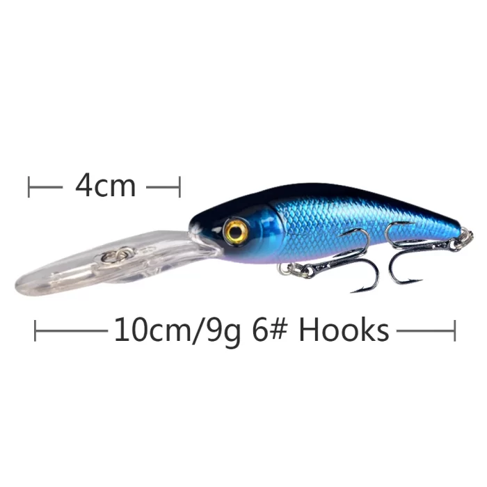 Small Ultra Deep Diving Hard Bait Set | Lifelike Lures for Deepwater Predators - Image 3