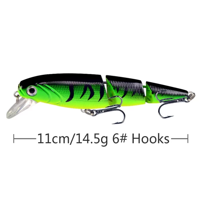 Jointed Swimbait Hard Lure - Realistic Motion Bass Fishing Bait - Image 3