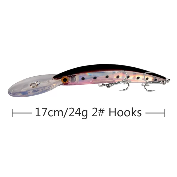 Transparent Deep Diving Crankbait | Long Lip Design for Long Casting & Deepwater Fishing - Image 3