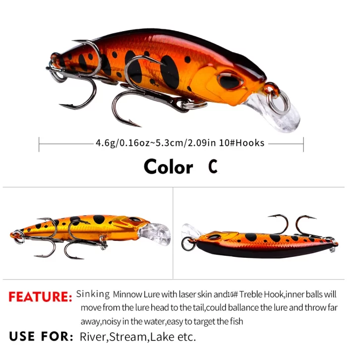LureBolt Fat Crankbaits - Best Shallow Water Floating Short Lip Lures for Fishing - Image 6