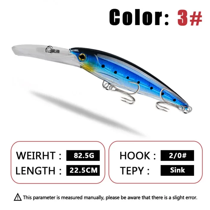 Floating Deep Diving Crankbait for Catching Freshwater and Saltwater Predators - Image 4