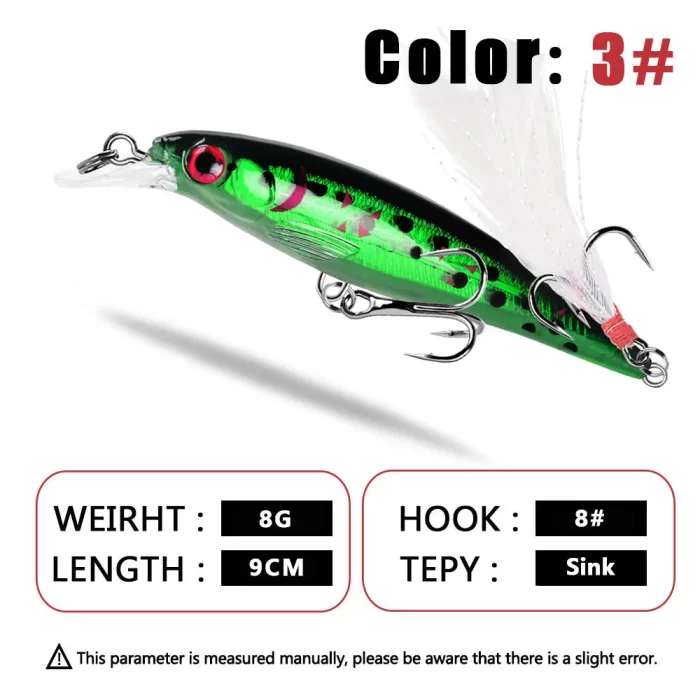 Best Feathered Treble Hook Fishing Lures for Trout and Bass Enthusiasts - Image 4