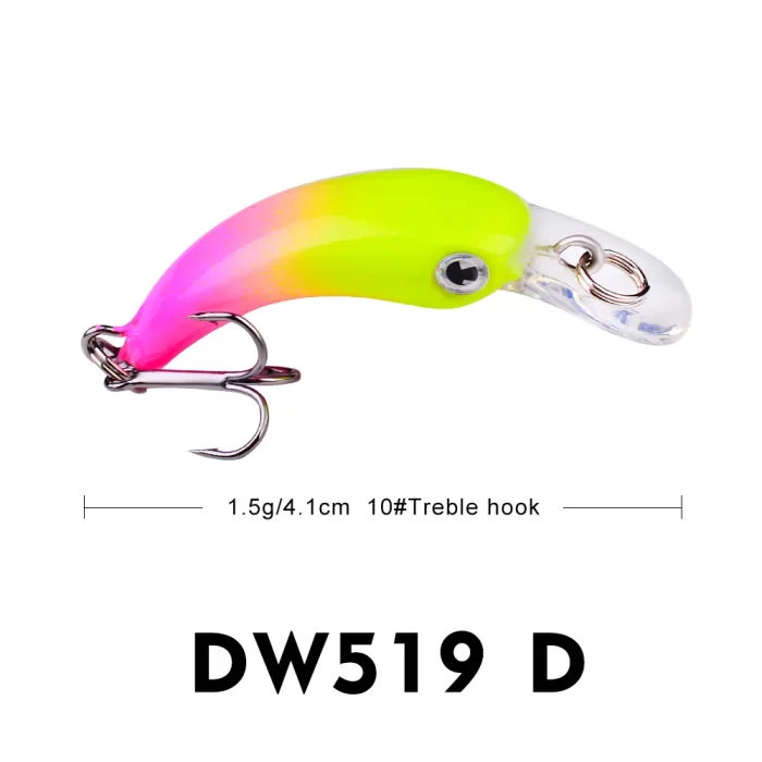 LureBolt Ultralight Mini Minnow Fishing Lure | Chubby Creek Fishing Lure - Image 3
