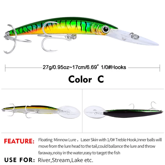 Diverse Fishing Lure Set - Various Colors and Styles of Artificial Baits - Image 4