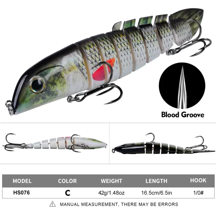 High-Quality Jointed Baitfish Lures for Freshwater & Saltwater Fishing | LureBolt - Image 6