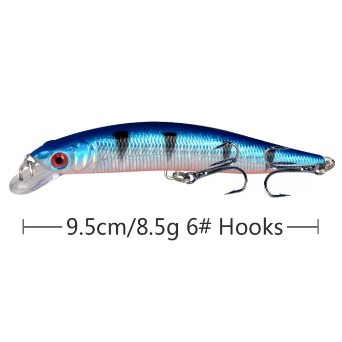 Multicolor Long Casting Deep Water Stickbait Lure Set | Ideal for Freshwater and Saltwater Fishing - Image 4