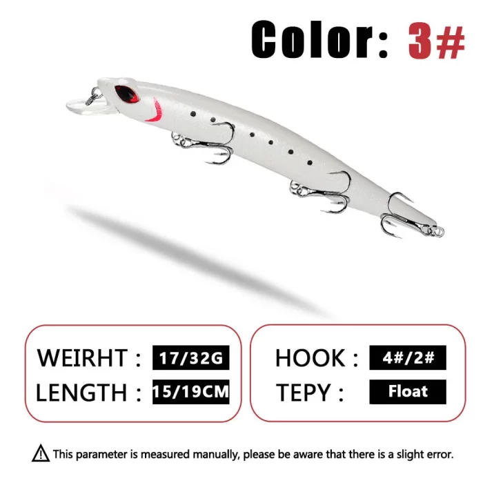 Long Casting Deep Diving Multi-Color Hard Bait Set | Built for Predatory Fish - Image 4