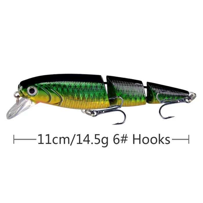 Jointed Swimbait Hard Lure - Realistic Motion Bass Fishing Bait - Image 4