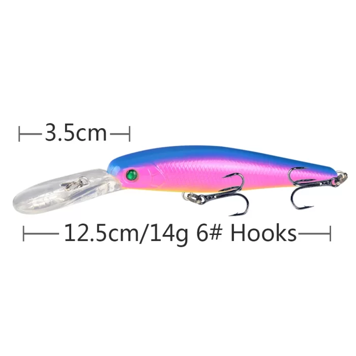 Deep Diving Crankbait | Multi-Color Fat Body Lure for Bass - Image 4