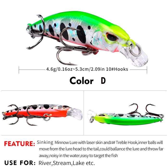 LureBolt Fat Crankbaits - Best Shallow Water Floating Short Lip Lures for Fishing - Image 5