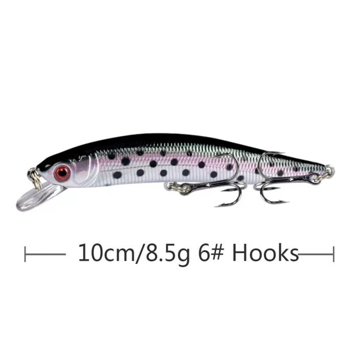 Top Lifelike Minnow Hard Baits for Freshwater Predator Fishing - Image 5