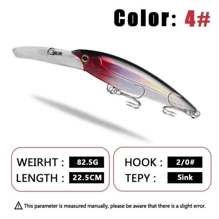 Floating Deep Diving Crankbait for Catching Freshwater and Saltwater Predators - Image 5