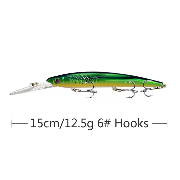 Deep Diving Minnow - Long Lip Hard Bait in Multi Colors - Image 5