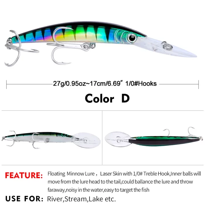 Diverse Fishing Lure Set - Various Colors and Styles of Artificial Baits - Image 5