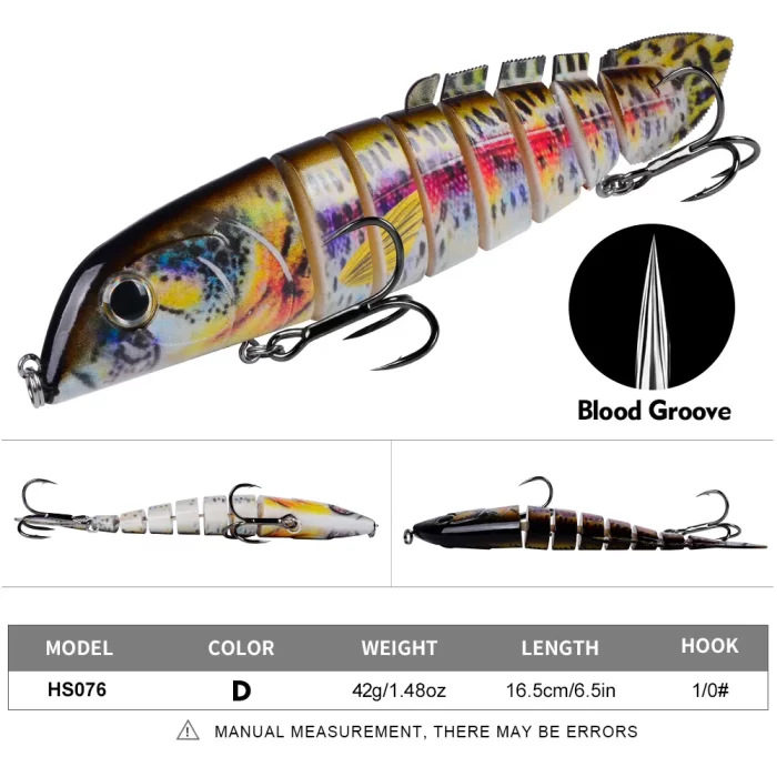 High-Quality Jointed Baitfish Lures for Freshwater & Saltwater Fishing | LureBolt - Image 7