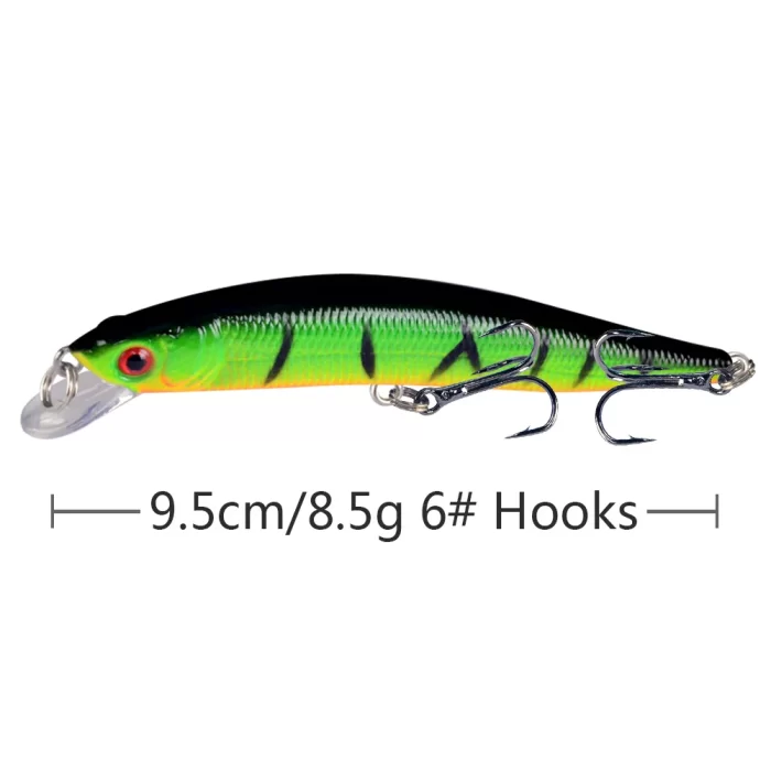 Multicolor Long Casting Deep Water Stickbait Lure Set | Ideal for Freshwater and Saltwater Fishing - Image 5