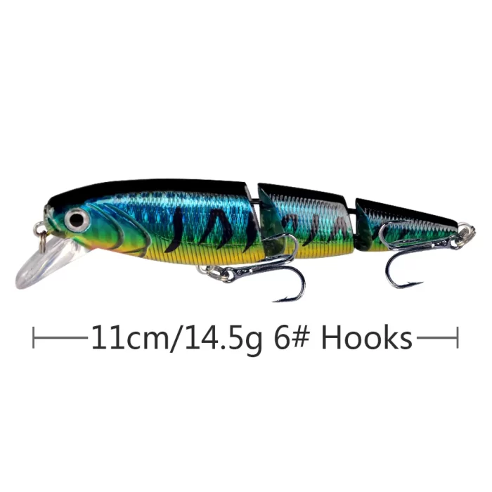 Jointed Swimbait Hard Lure - Realistic Motion Bass Fishing Bait - Image 5