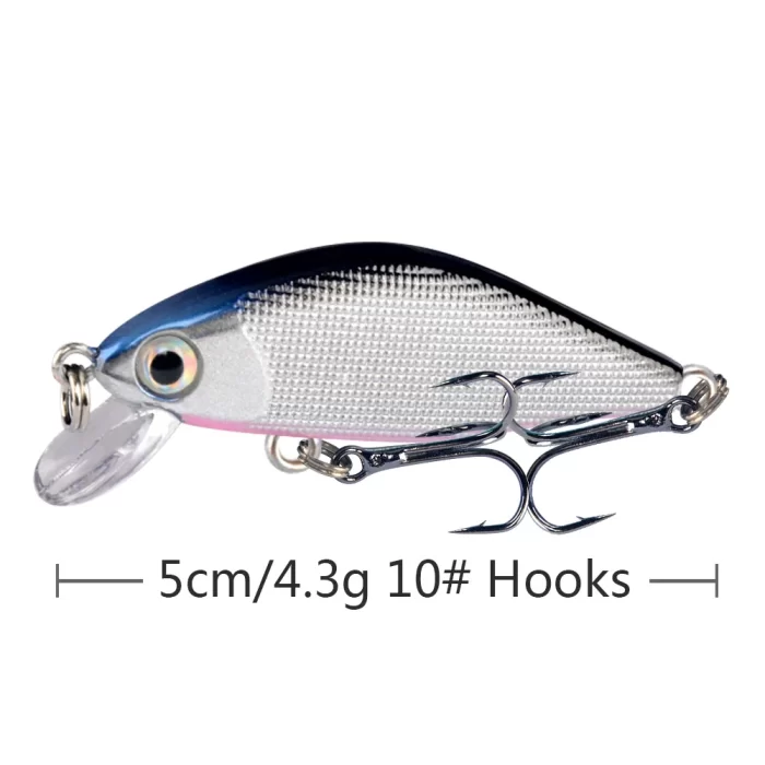 Chubby Mini Fishing Lure | Multi-Color Design with Dual Treble Hooks for High Catch Rate - Image 5