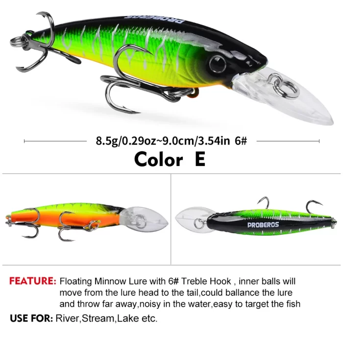 LureBolt Deep Diving Long Lip Lures - Top Deep Water Fishing Crankbaits for Anglers - Image 6