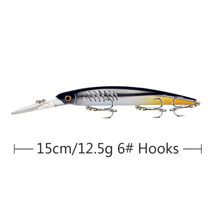 Deep Diving Minnow - Long Lip Hard Bait in Multi Colors - Image 6