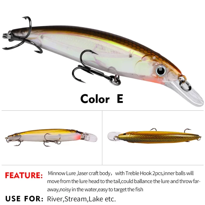 Red Head Artificial Lure Set - Multiple Baits for Freshwater and Saltwater Fishing - Image 6