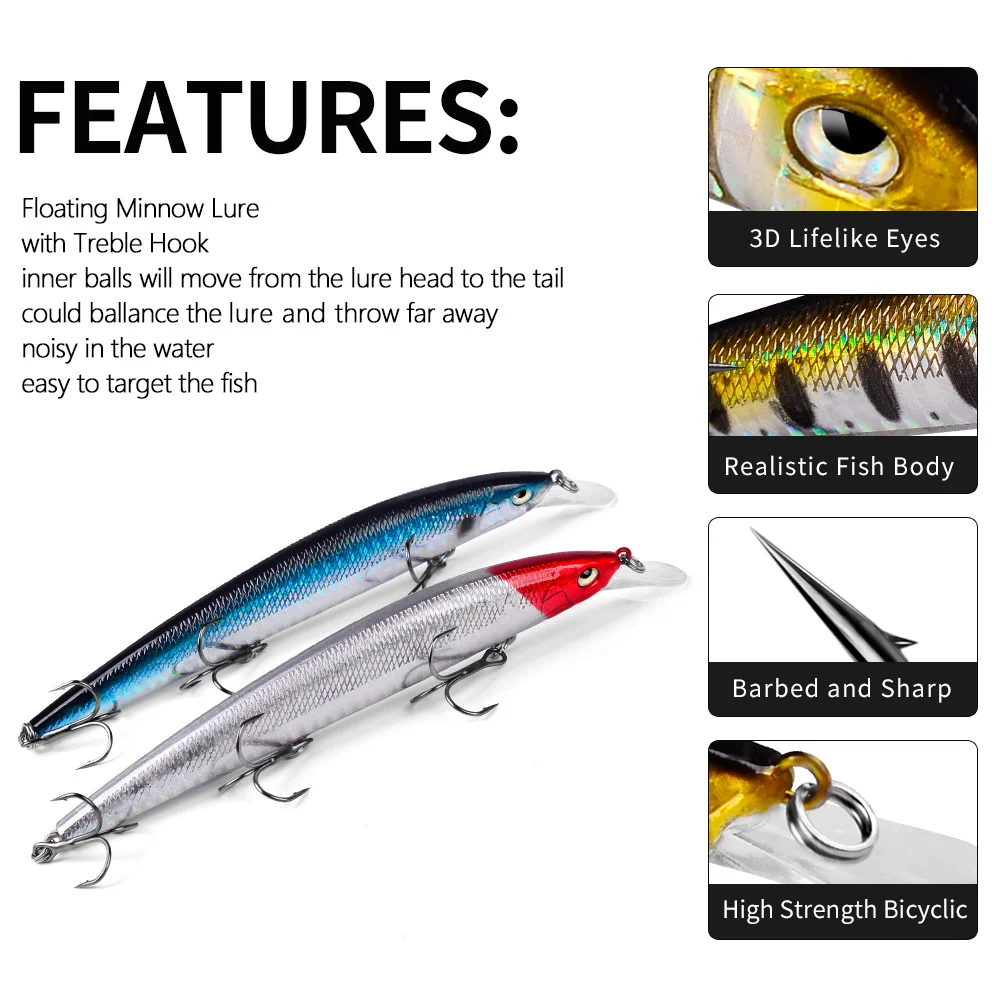 detail diagram to minnow lure