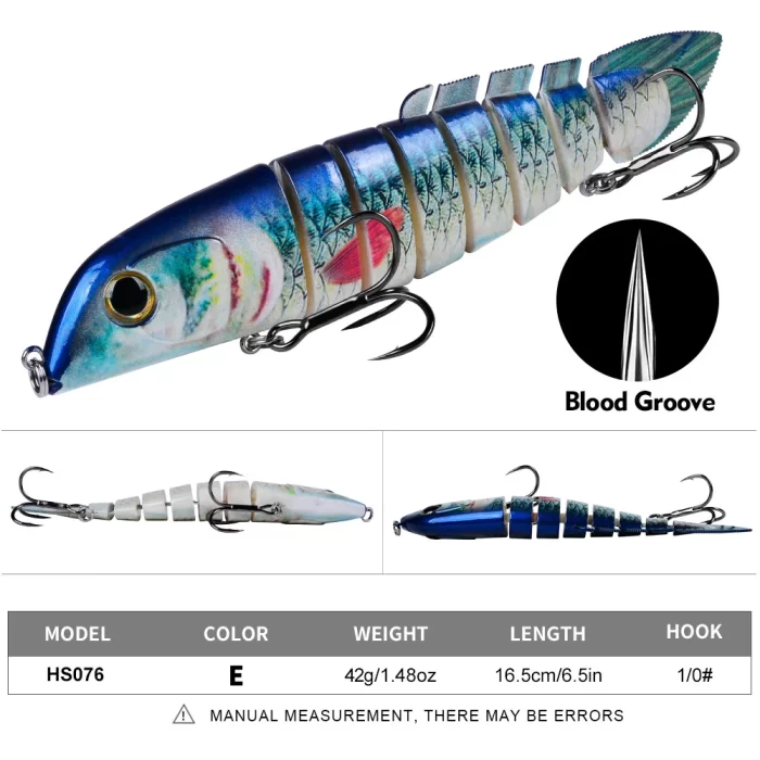 High-Quality Jointed Baitfish Lures for Freshwater & Saltwater Fishing | LureBolt - Image 8