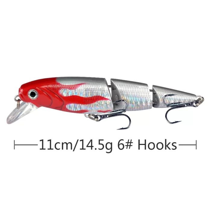 Jointed Swimbait Hard Lure - Realistic Motion Bass Fishing Bait - Image 6