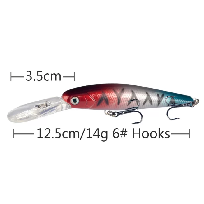 Deep Diving Crankbait | Multi-Color Fat Body Lure for Bass - Image 6