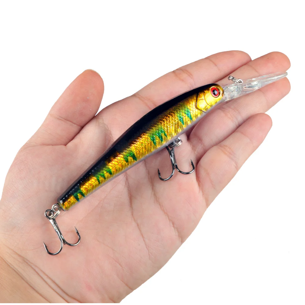 LureZ Bolt Fishing Lure in green and black with strong 6# hooks
