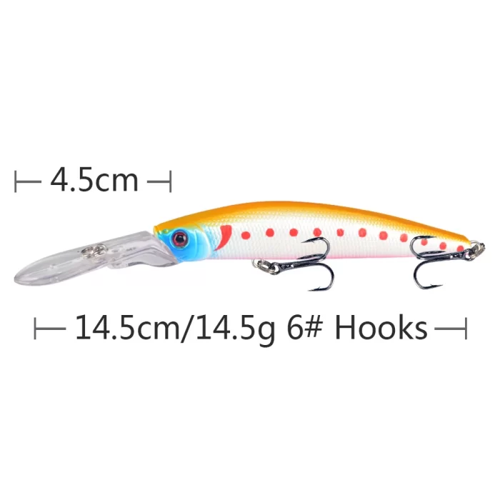 Top Deep Diving Minnow Hard Bait for Catching Freshwater Predators - Image 7