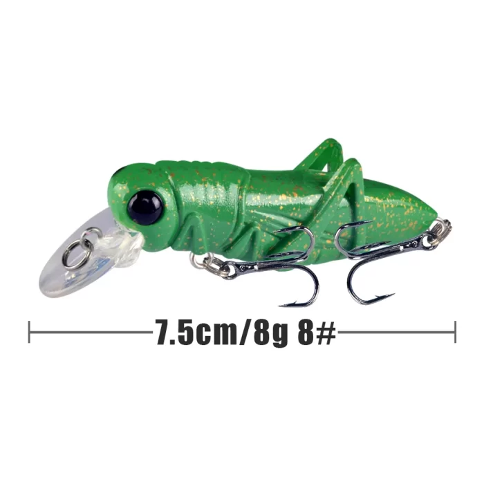 Grasshopper Fishing Lure - Realistic Insect Hard Bait for Freshwater Fishing - Image 3