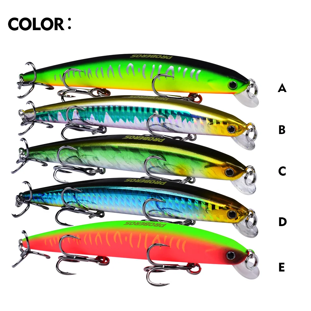Product display images of five baits