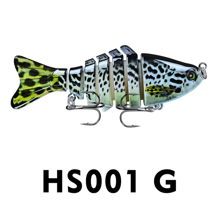 Lifelike Fish-Shaped Segmented Fishing Lure Set - Realistic Fish Lures for Various Fishing Needs - Image 3