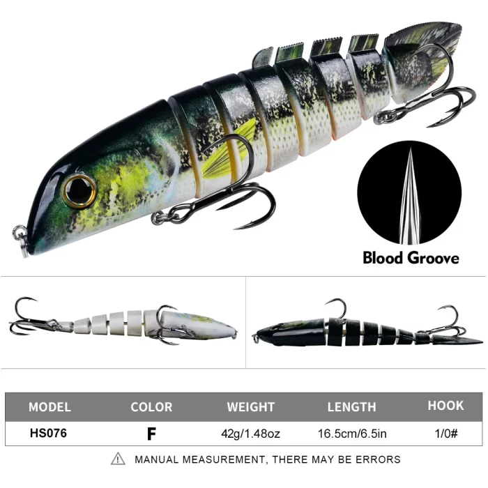 High-Quality Jointed Baitfish Lures for Freshwater & Saltwater Fishing | LureBolt - Image 9