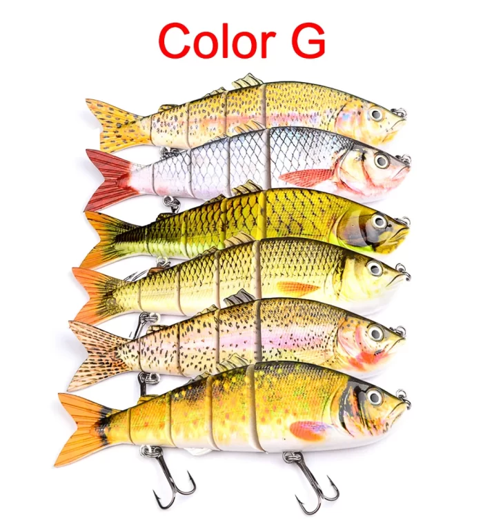 High-Quality Jointed Baitfish Lures for Various Freshwater Fish | LureBolt Brand - Image 6