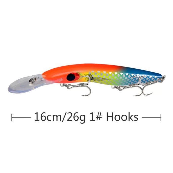 Large-Mouth Colorful Deep Diving Hard Bait Set | Designed for Big Fresh & Saltwater Predators - Image 7