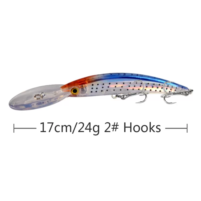 Transparent Deep Diving Crankbait | Long Lip Design for Long Casting & Deepwater Fishing - Image 7