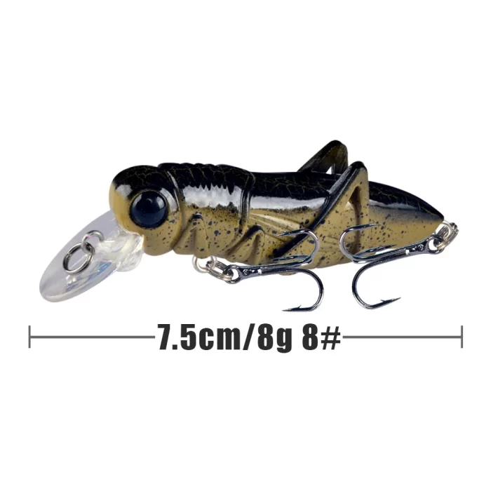Grasshopper Fishing Lure - Realistic Insect Hard Bait for Freshwater Fishing - Image 4
