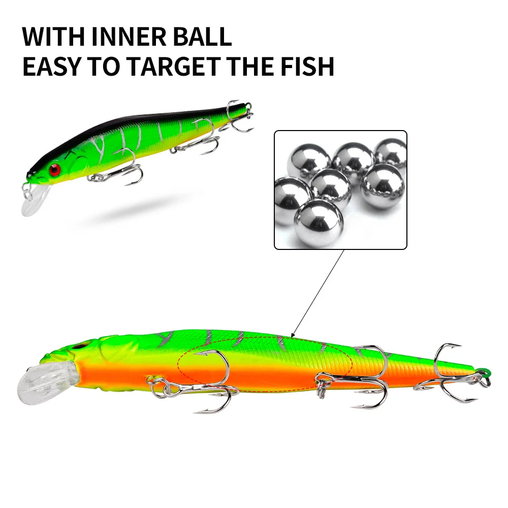 Bottom view of the lure, emphasizing its floating capability and detailed features.