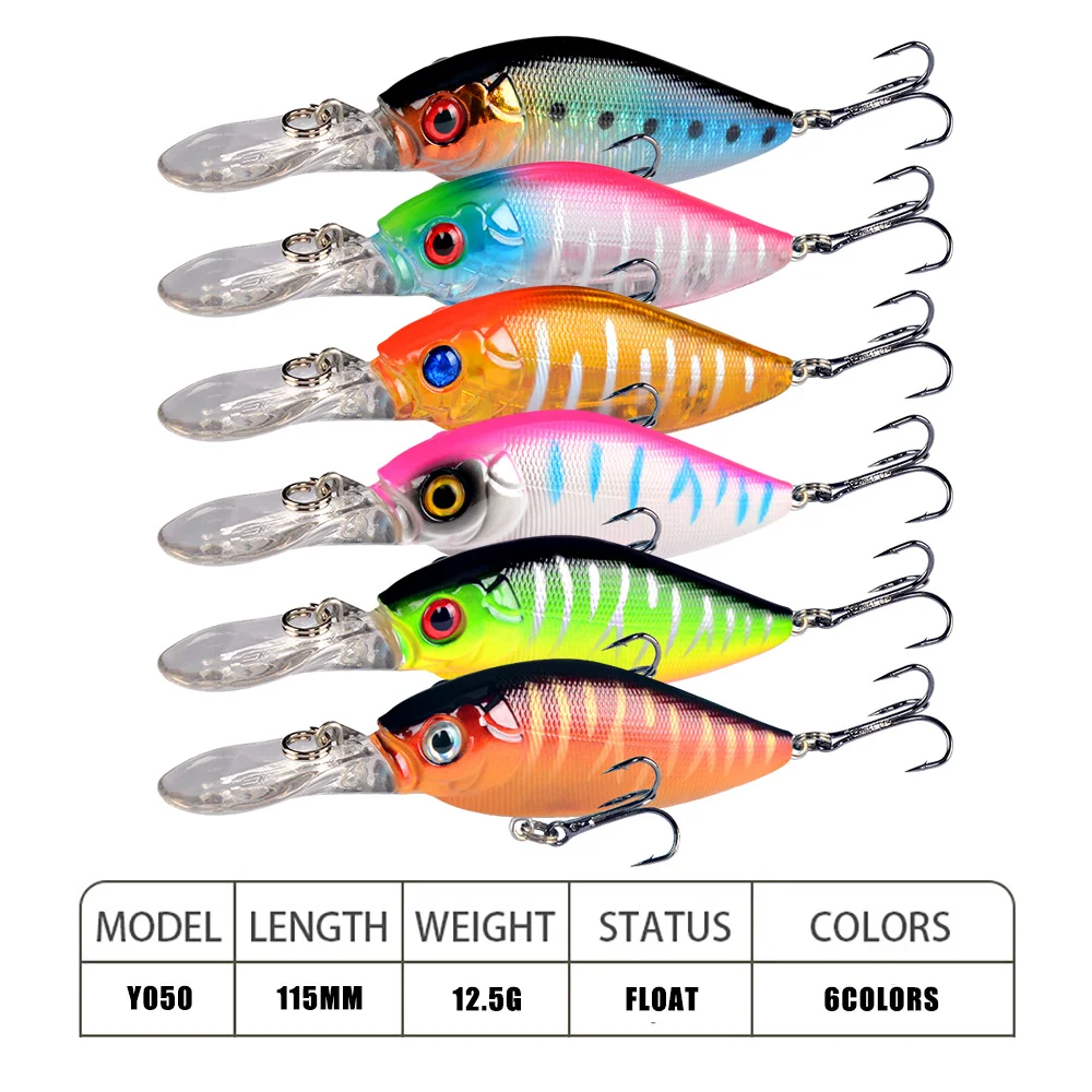 Close-up of the 3D eyes and lifelike skin of the lures