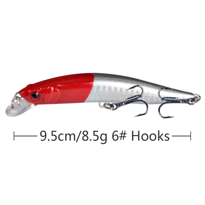 Multicolor Long Casting Deep Water Stickbait Lure Set | Ideal for Freshwater and Saltwater Fishing - Image 8
