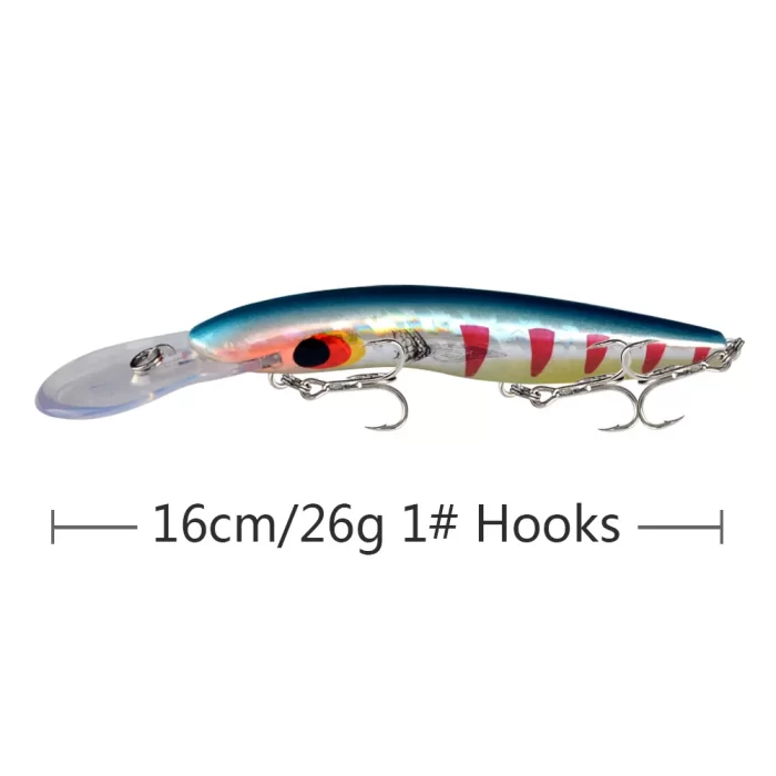 Large-Mouth Colorful Deep Diving Hard Bait Set | Designed for Big Fresh & Saltwater Predators - Image 8