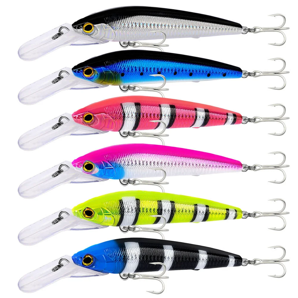  LureZ Bolt Fishing Lure in yellow and black striped design