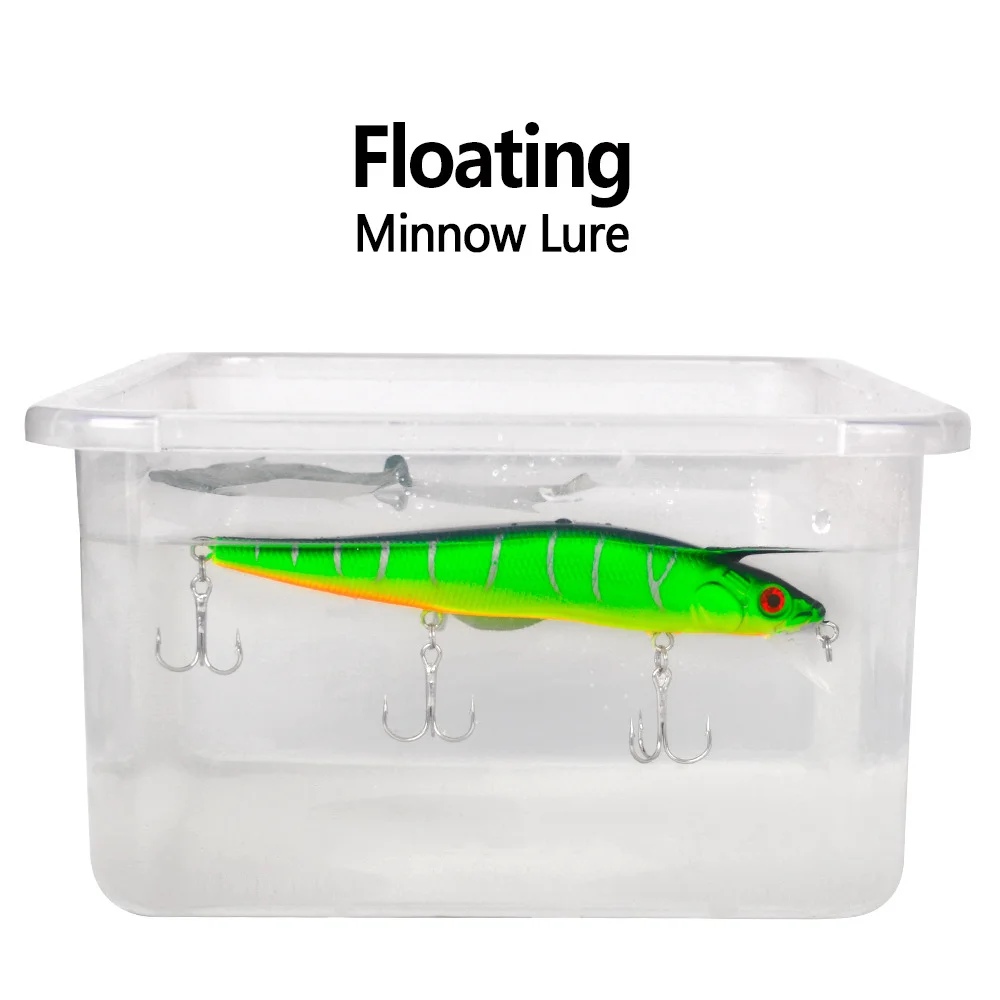 Image of the lure in action in a water tank, demonstrating its realistic movement and appeal to fish.